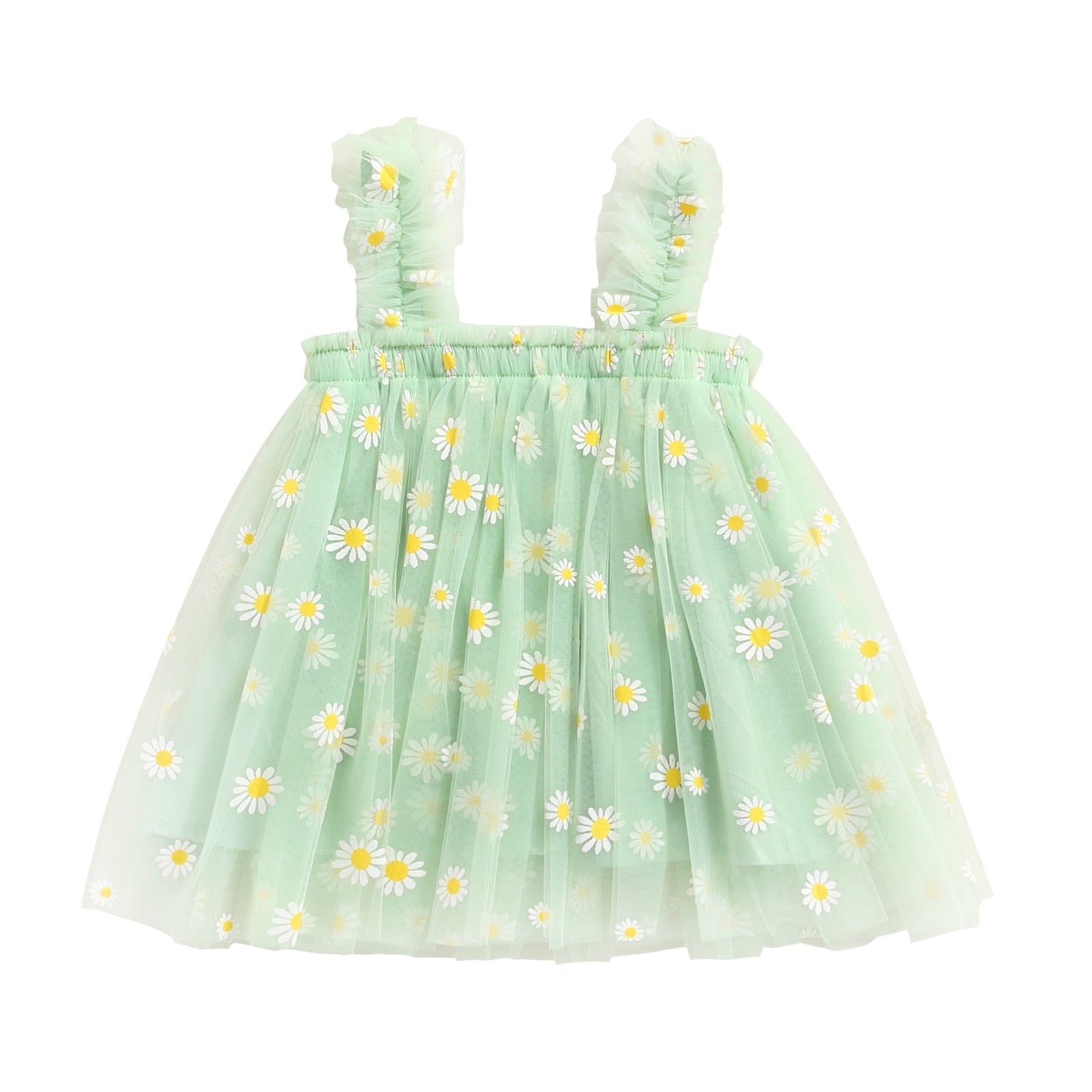 Vestido Infantil Tule Estampas