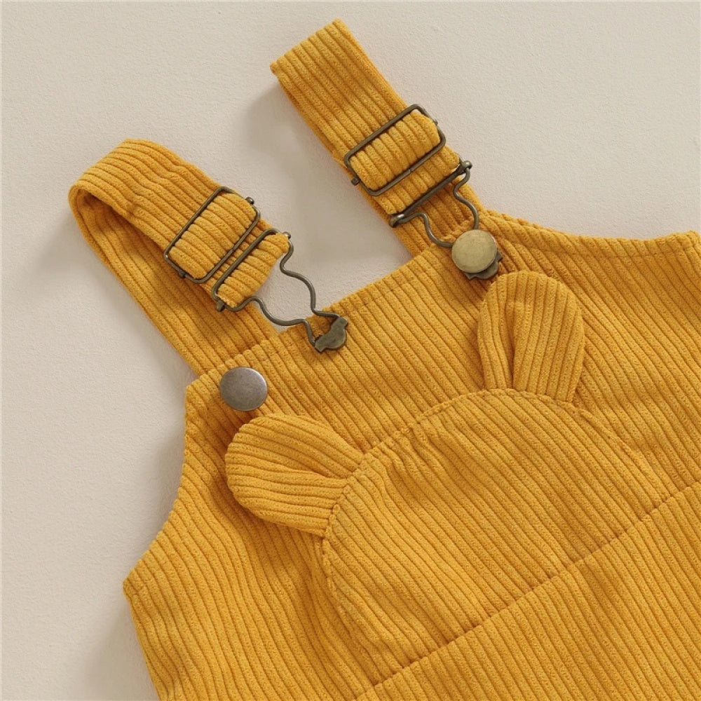 Conjuntinho Infantil Lili Body e Vestido Amarelo