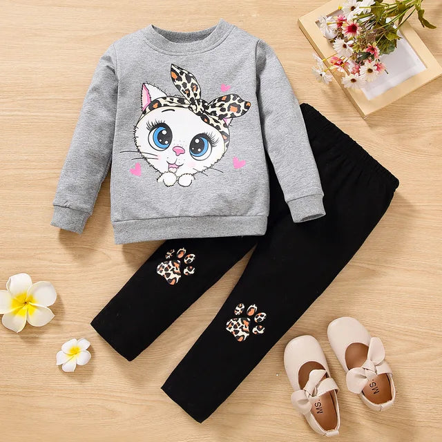 Conjunto de Frio Infantil Gatinho