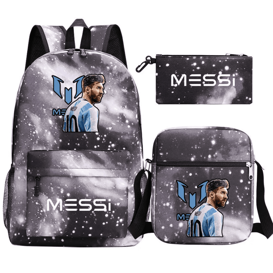 Kit Mochila Escolar Messi