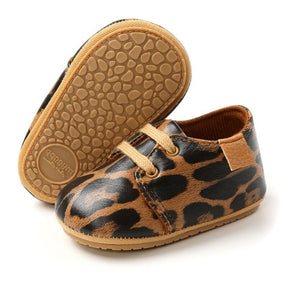 Sapatinho de Couro - Animal Print