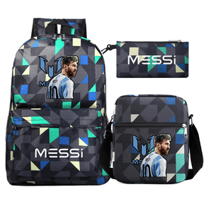 Kit Mochila Escolar Messi