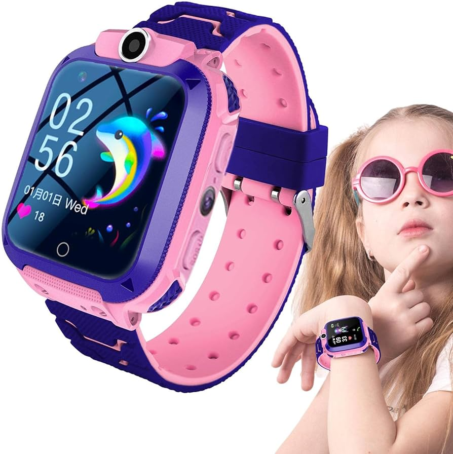 Relógio SmartWatch Infantil Rastreador - GPS, Câmera, Aúdio e Botão SmartSOS