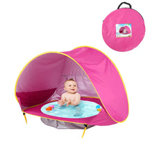 Barraca de Praia com Piscina Portátil para Bebê BabyBeach | Proteção UV 50 + UPF