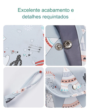 Bolsa Para Fraldas de Bebê Reutilizável - OrganizaBaby