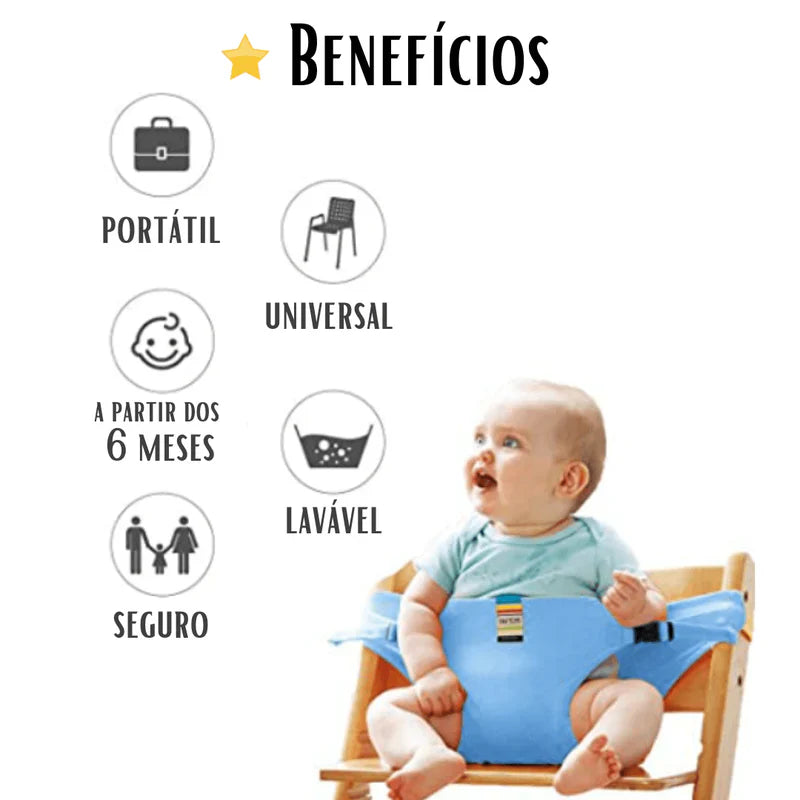 Cinto Cadeira de Alimentação Portátil BabyGuardian