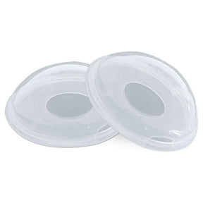 Conchas Protetoras e Coletoras de Leite Materno de Silicone Transparente BreastCare | Livre de BPA