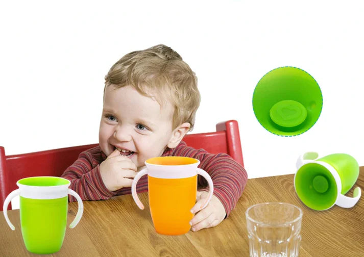 Copo de Transição 360° Anti Derrame para Bebês BabyCup | Livre de BPA