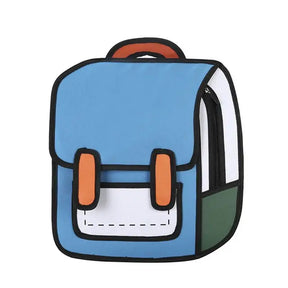 Mochila Escolar Infantil Desenho 2D