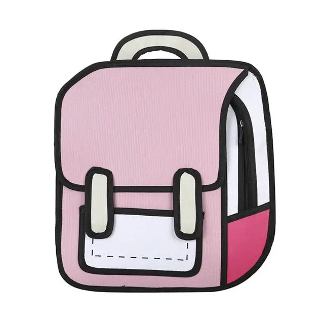 Mochila Escolar Infantil Desenho 2D