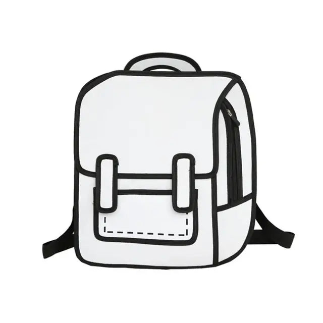 Mochila Escolar Infantil Desenho 2D