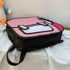 Mochila Escolar Infantil Desenho 2D