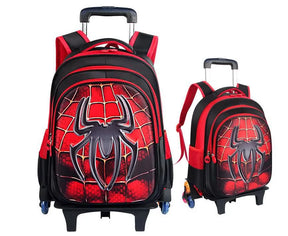 Mochila Infantil Homem Aranha de Rodinhas