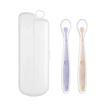 Kit 2 Colheres de Silicone Infantil ForBaby | Flexível, Resistente e Não Machuca