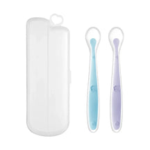 Kit 2 Colheres de Silicone Infantil ForBaby | Flexível, Resistente e Não Machuca