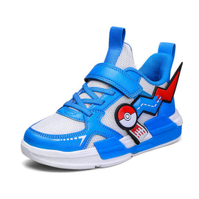 Kit 2 Tênis Infantil Masculino Pokémon Go PisaHappy + 5 Pares de Meias