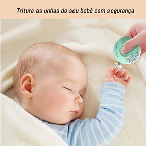 Lixador de Unhas Elétrico para Bebês e Crianças CareBaby + Brinde Especial Para os Pais