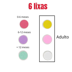 Lixador de Unhas Elétrico para Bebês e Crianças CareBaby + Brinde Especial Para os Pais