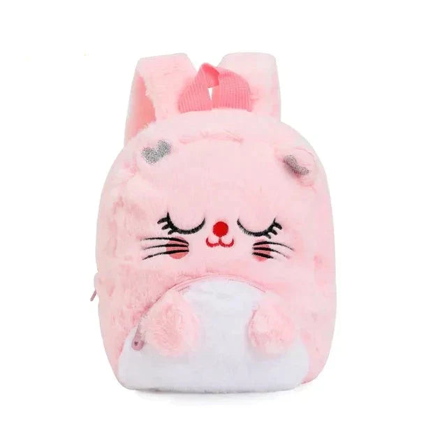 Mochila Infantil Gatinho de Pelúcia