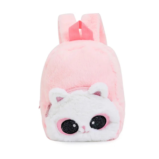 Mochila Infantil Gatinho de Pelúcia