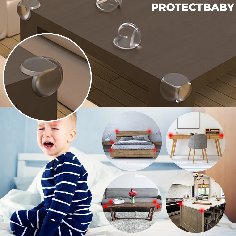 Protetor de Quinas e Cantos de Silicone ProtectBaby | Pague 5 Leve 10