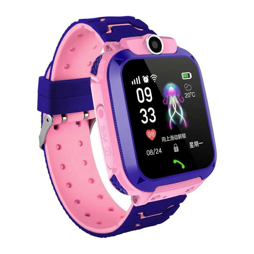 Relógio SmartWatch Infantil Rastreador - GPS, Câmera, Aúdio e Botão SmartSOS