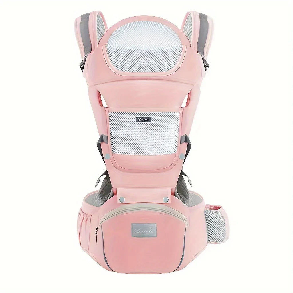 Mochila Canguru para Carregar Bebê BabyBag 5 Níveis de Altura | 3 Modos com +15 Posições para Carregar o Bebê