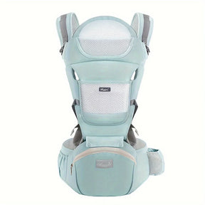 Mochila Canguru para Carregar Bebê BabyBag 5 Níveis de Altura | 3 Modos com +15 Posições para Carregar o Bebê