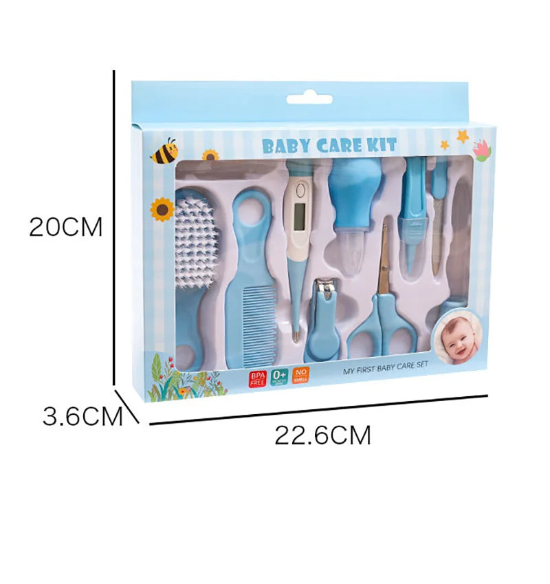 Kit Higiene do Bebê com 10 peças BabyTidy | Livre de BPA