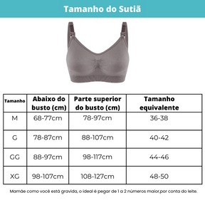 Sutiã Para Amamentação Sem Costura MamaHappy | Super Prático e Confortável