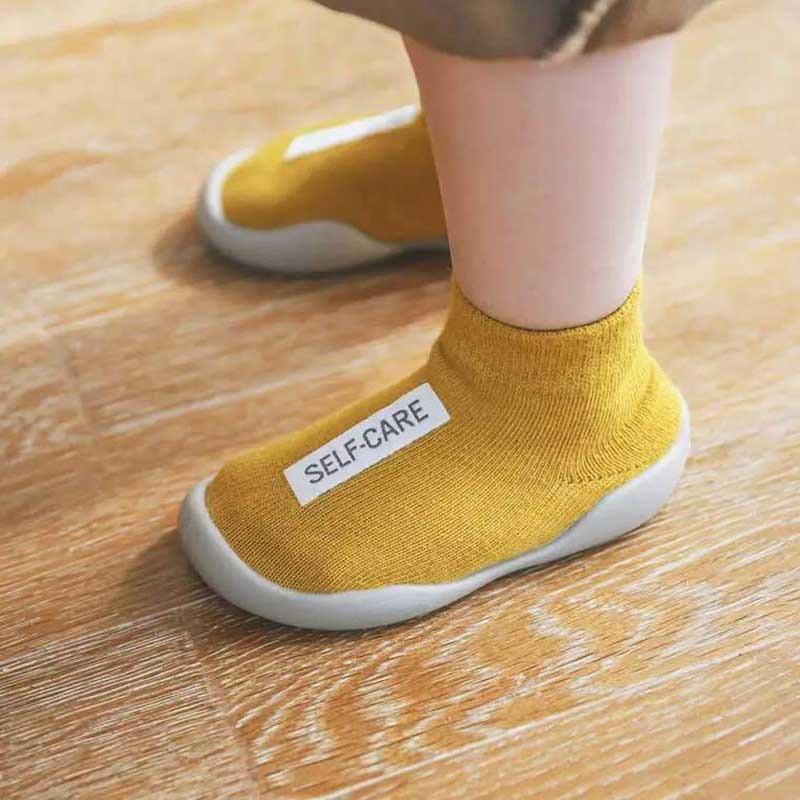 Tênis Meia Infantil Com Sola Emborrachada Antiderrapante BabySock