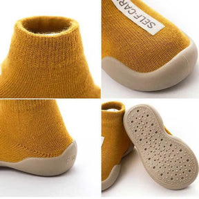 Tênis Meia Infantil Com Sola Emborrachada Antiderrapante BabySock