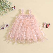 Vestido Infantil Borboletinhas Tule