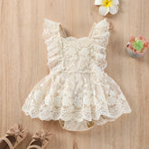 Vestido Infantil Renda e Tule