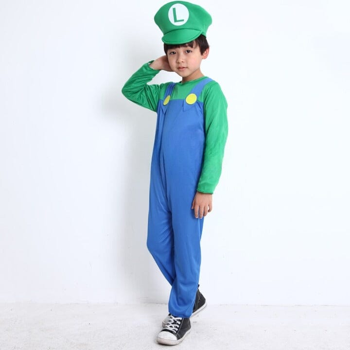 Fantasia de Luxo Luigi Mario Bros Infantil