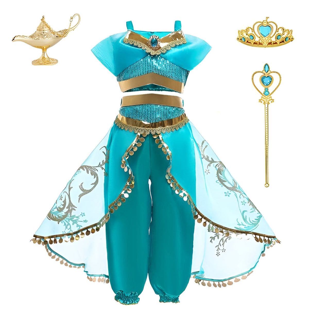 Fantasia Princesa Jasmine Infantil