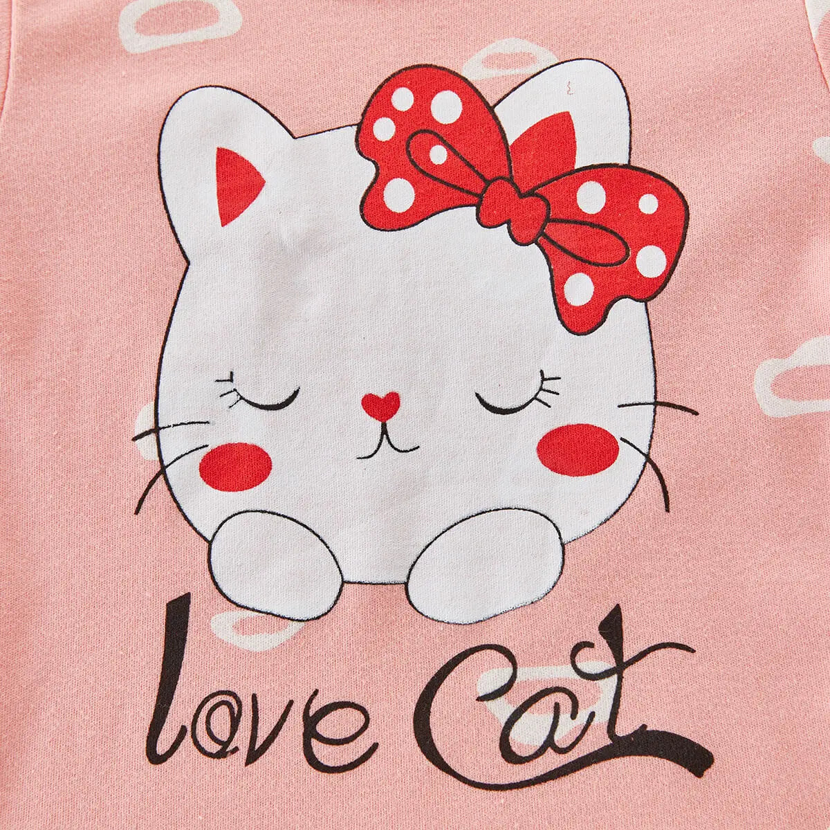 conjunto de frio infantil Love Cat